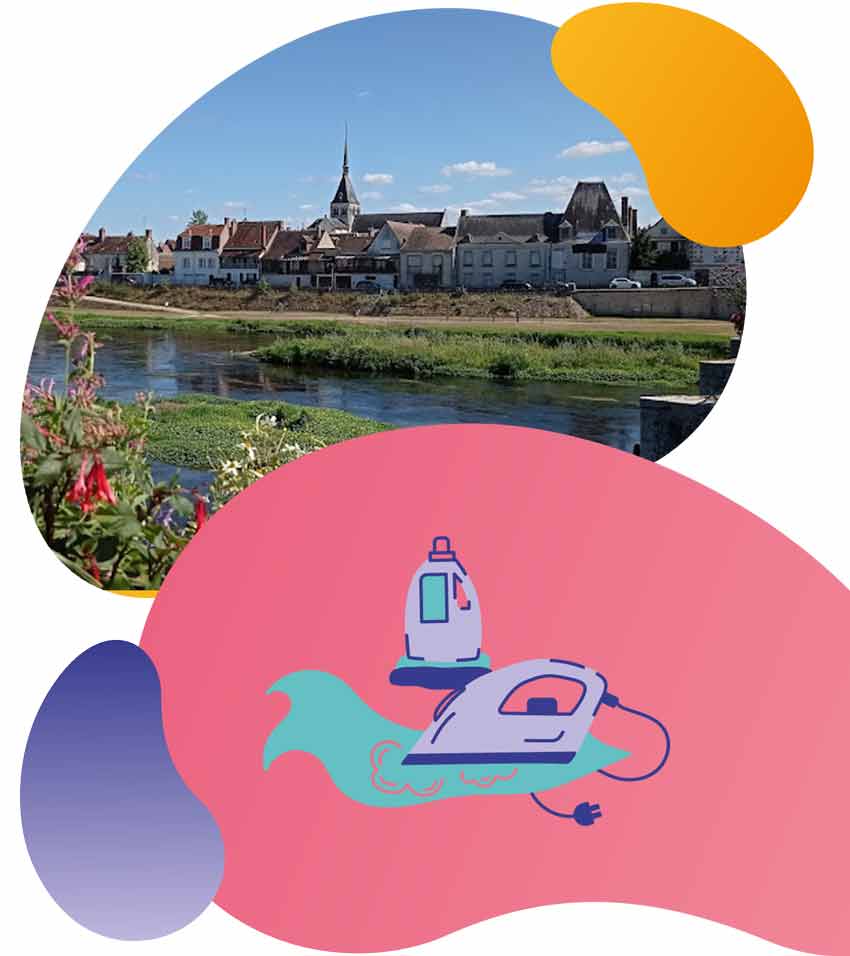Lessive et repassage à Selles-sur-Cher